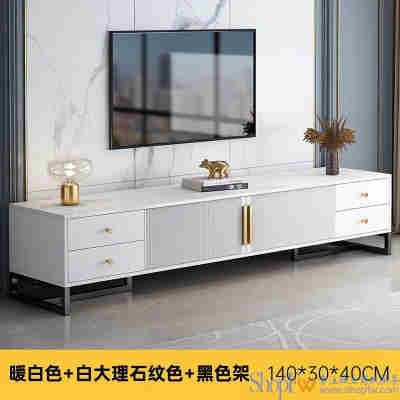 【主图款】白理石纹色+黑架140cm